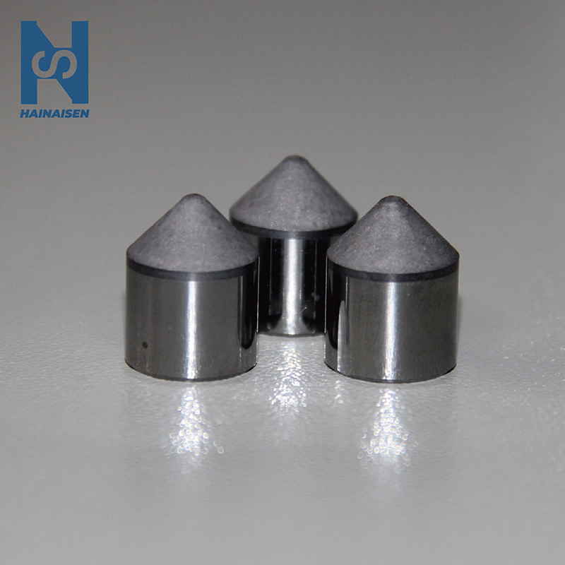 Conical PDC Cutter 1308/1613/1616/1919 for Diamond Pick &amp; DTH Hammer
