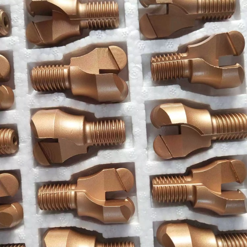 45mm 50mm 2 Wings PDC Non-Core Drill Bit/Anchor for Well Drilling Coal Ming