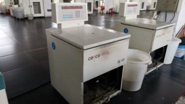 PDC Cutter Manufacturing Step 5 - Centrifugation process for PDC production
