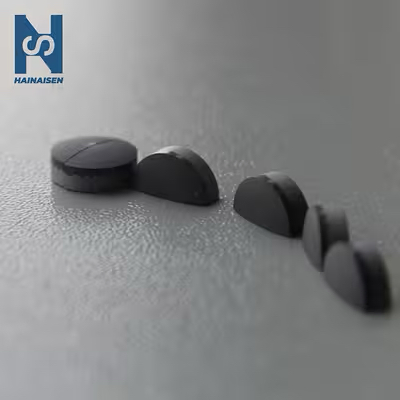 Impact Resistant Half Round PDC Cutter for Offshore Oil Drilling Bits