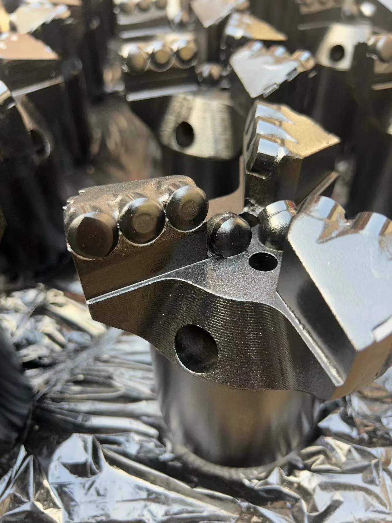 113mm Reinforced PDC Three-Wing Drill Bit