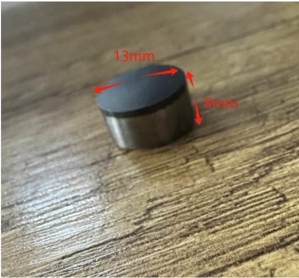 Precision 13mm Flat Face/Ball End PDC Cutter for Oil Exploration Equipment
