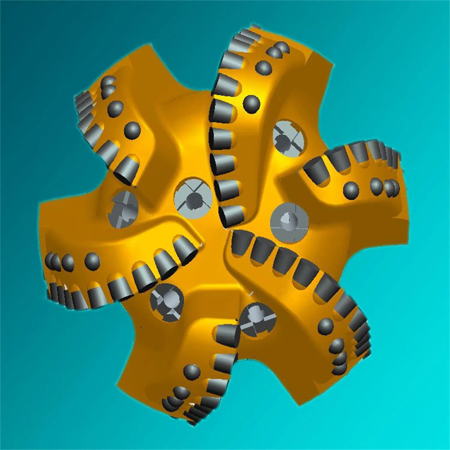 Downhole Tools for Petroleum-Equipment-Machinery 12-1/4"Strong Rock-Breaking Oil Drill Bits