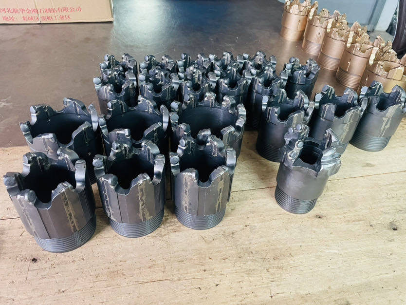 133mm High Strength PDC Core Bit Alloy Steel Body 1305 PDC Cutter for Geological Exploration &amp; Hard Rock Drilling
