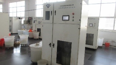 PDC Cutter Manufacturing Step 4 - Picking and sorting PDC materials