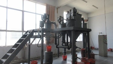 PDC Cutter Manufacturing Step 1 - Crushing raw diamond materials