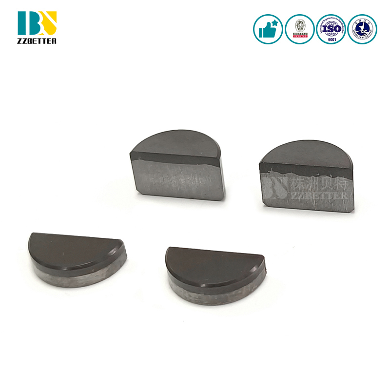 1004 1304 1308 PDC Half Moon Cutter for Stone Cutting Saw Blades PDC Half Cutter