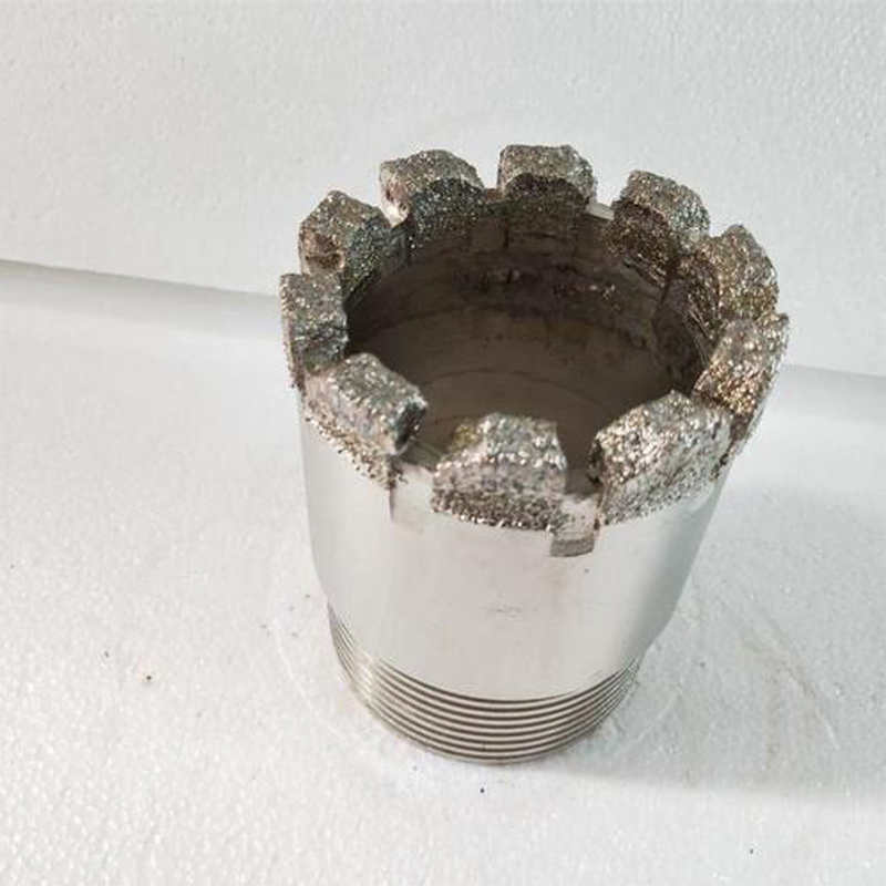 Durable Electroplated Diamond PDC Core Bits 75mm Diameter for Hard Core Gneiss Nasalt Iinestone Layer