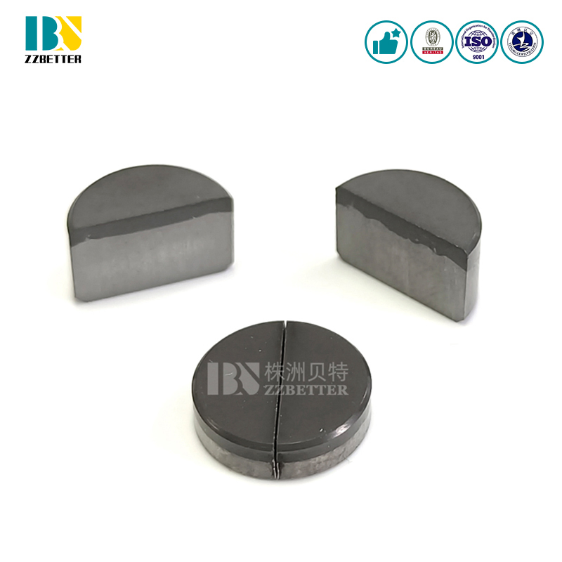 1004 1304 1308 PDC Half Moon Cutter for Stone Cutting Saw Blades PDC Half Cutter