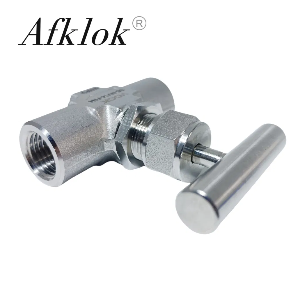Working Pressure 6000psi 316L 1/4 to 1 Inch Female Thread High-Precision Flow Regulation Capability and High Pressure &amp; Corrosion Resista Needle Valve