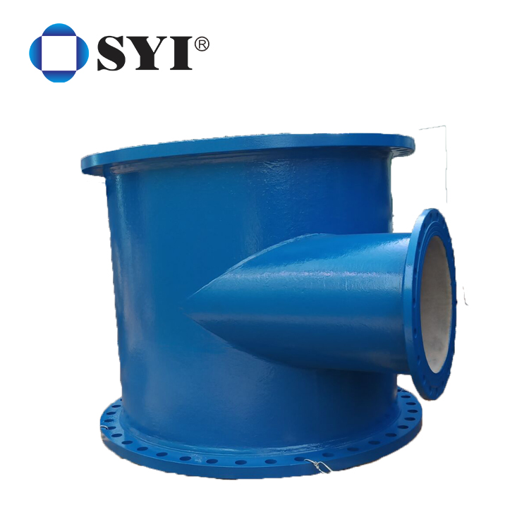Water Supply Ductile Iron Double Flanged Bend Pipe Fittings Di Elbow