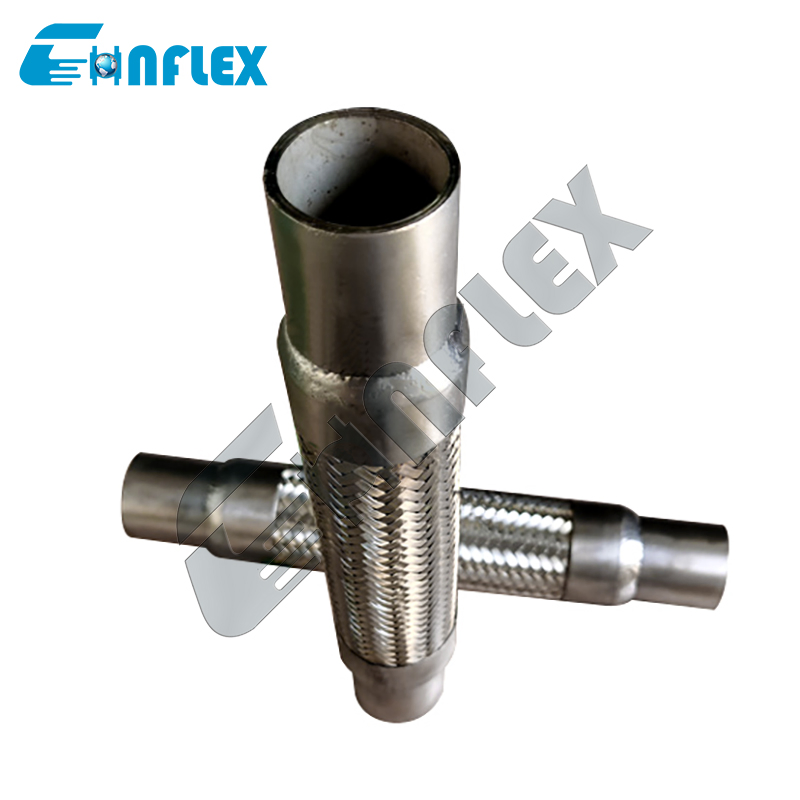 Premium Welded Metal Braided Pipe Connector for Industrial Use