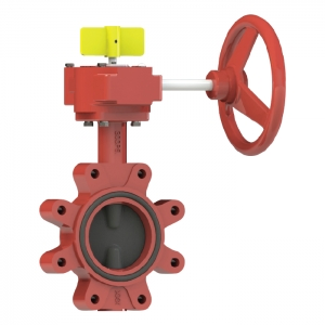 Groove Type Butterfly Valve with Tamper Switch, Lugged Wafer Butterfly Valve for Fire Fighting and Water Supply Systems