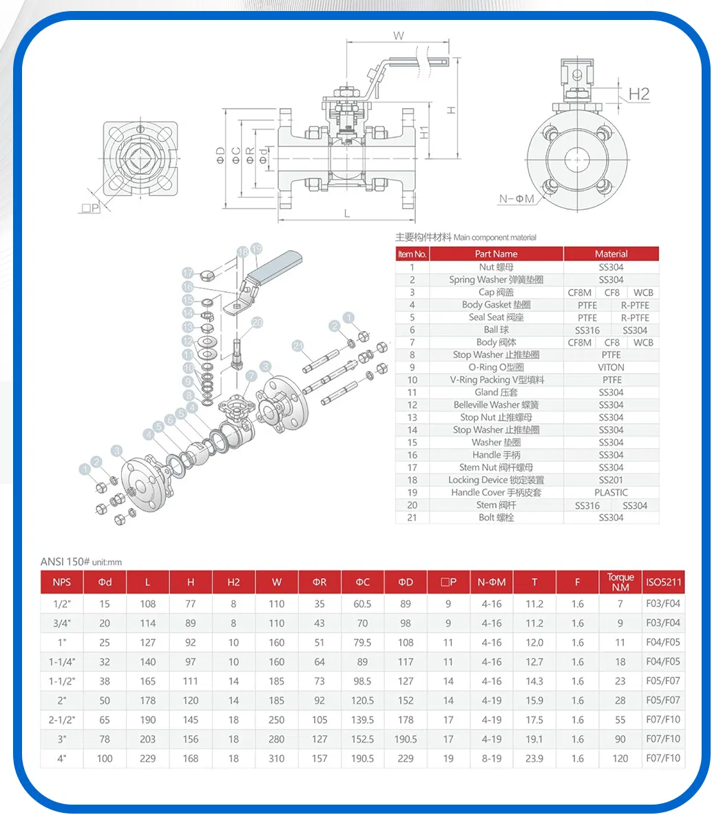 3PC Ball Valve