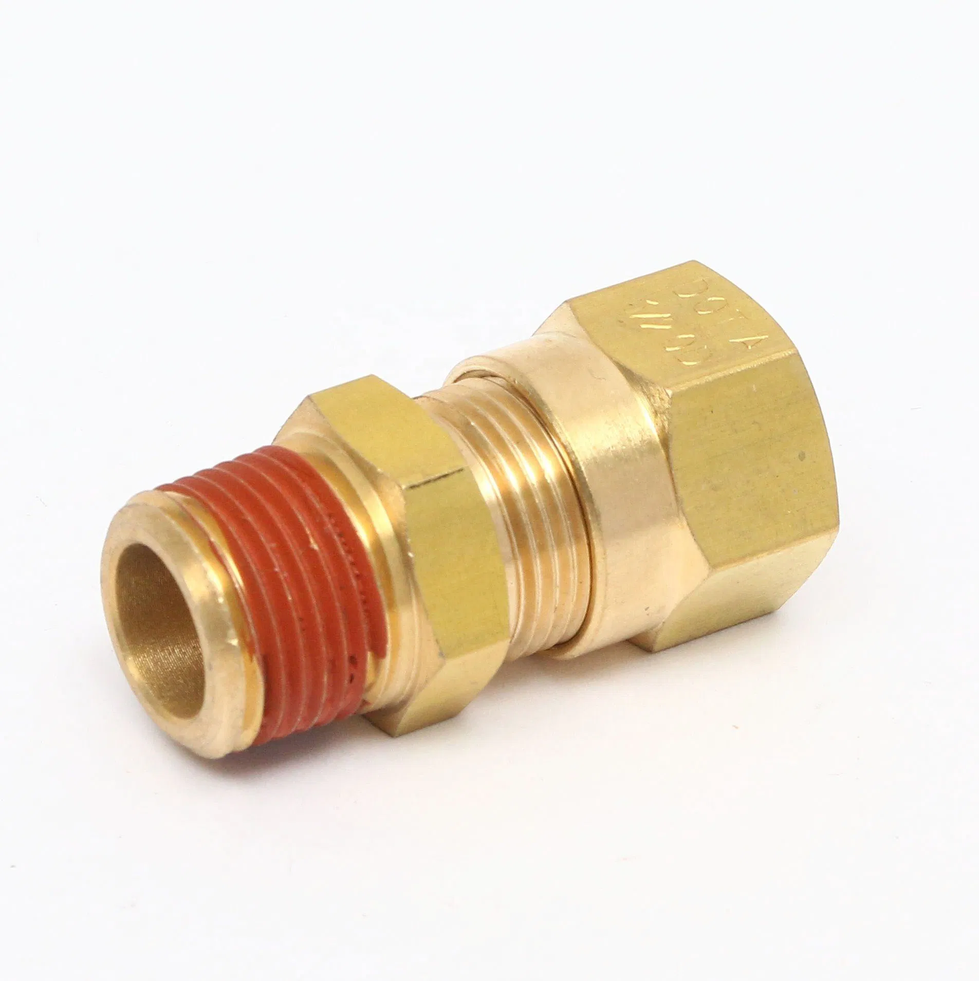 Straight Brass Male NPT DOT Ferrule Pipe Fittings