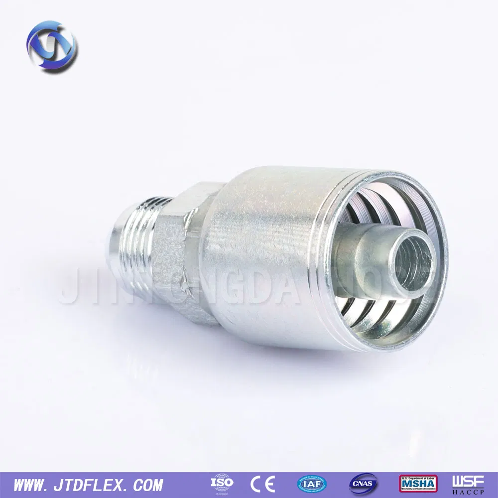 High Pressure Washer Water Pipe Connector Bsp Male Hydraulic Hose Fittings