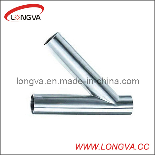 Stainless Steel Butt Weld Y-Type Tee Pipe Fitting