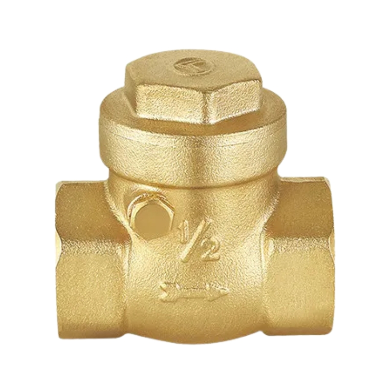 Industrial Bronze Check Valves Water Manual Shutoff Pn20 Pressure Rated Swing Type Valve OEM Supplier