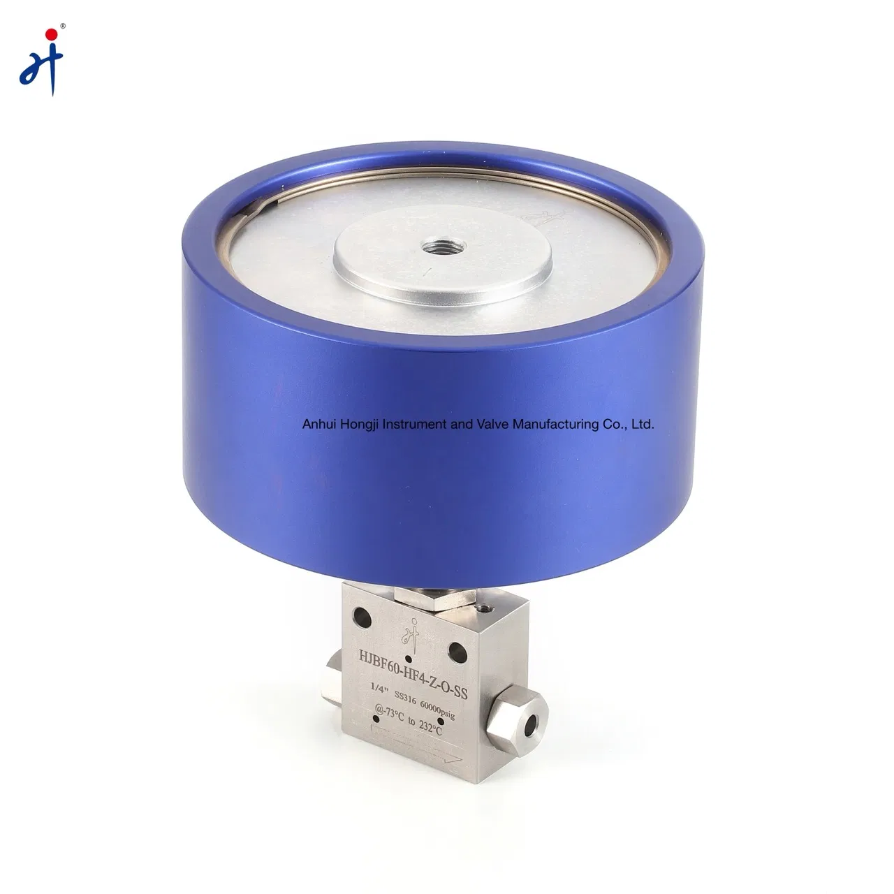 Ultra High Pressure Needle Valve with Actuator 60000psi 1/4'' SS316 Hip Design Valve Needle Valve