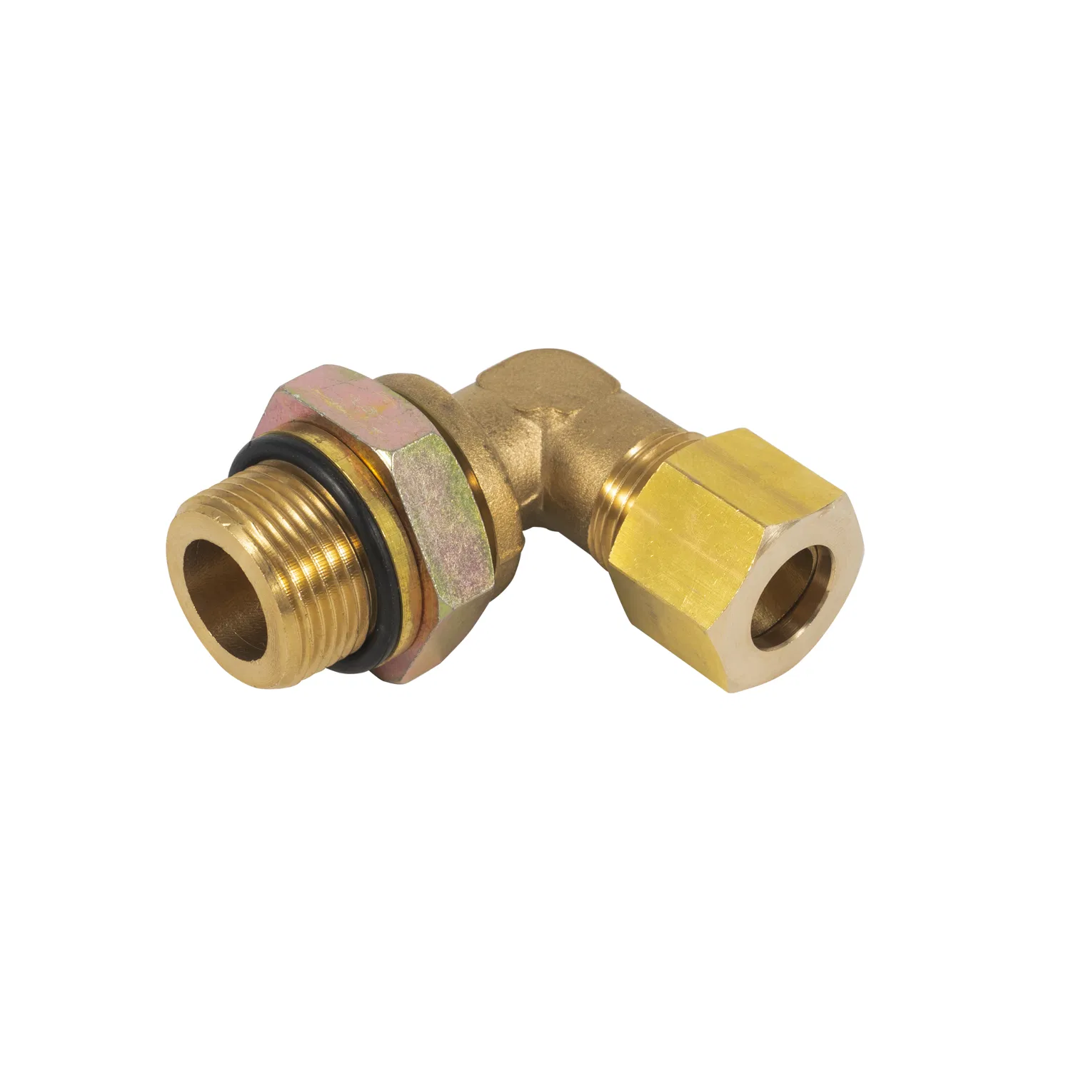 Brass Pipe Compression Connector Fitting Elbow Fitting for Semi-Trailer