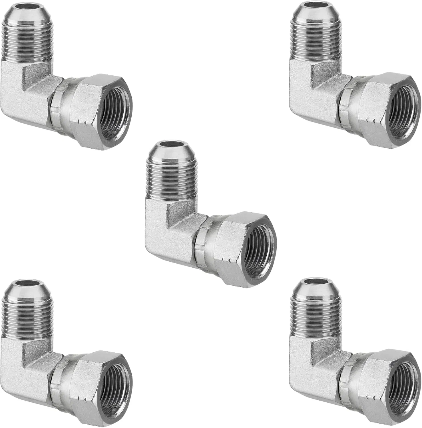 High Temperature Resistant Stainless Steel/Carbon Steel Jic Hydraulic Pipe Adapter Fitting