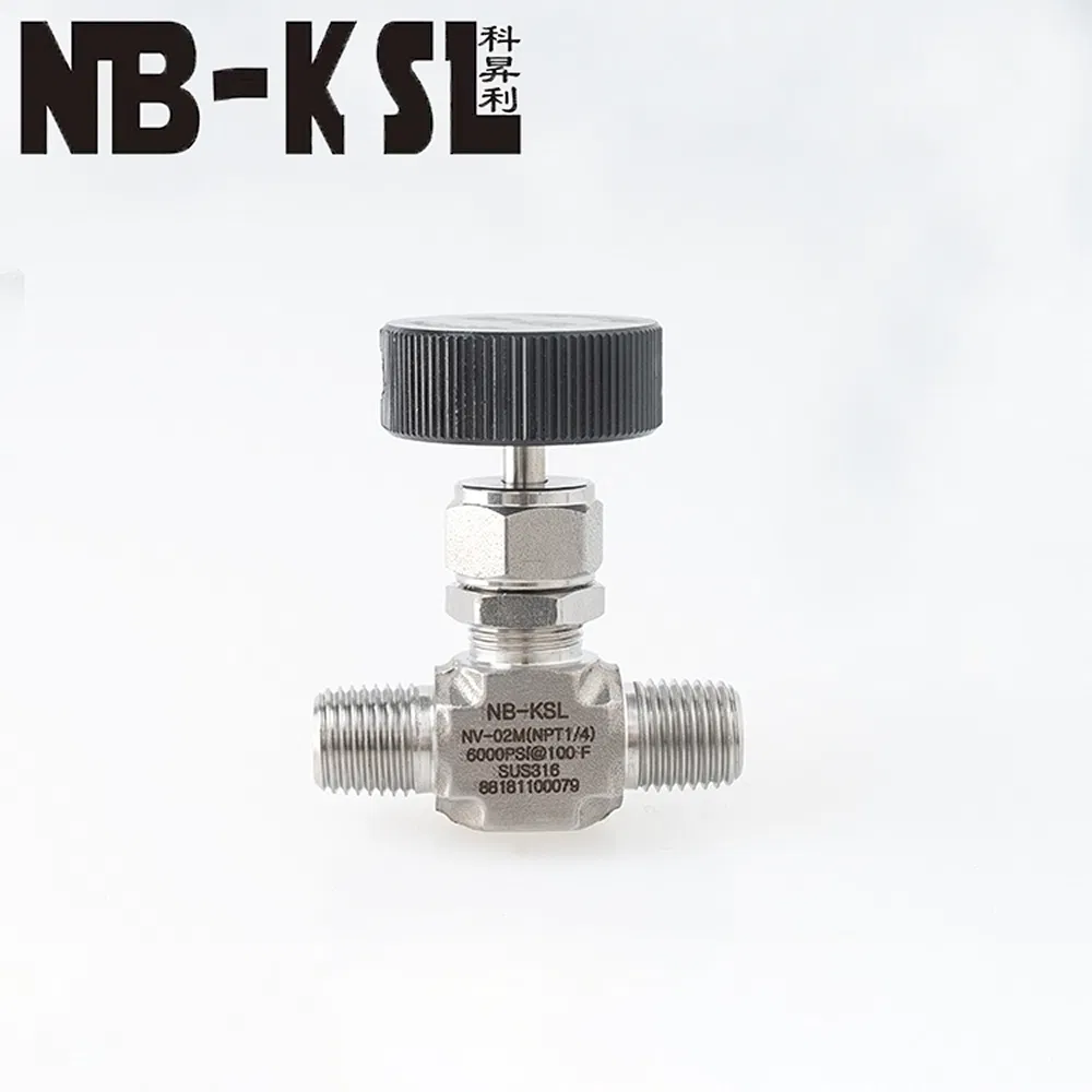 Multi-Purpose High Pressure Male Thread Stainless Control Water Needle Valves