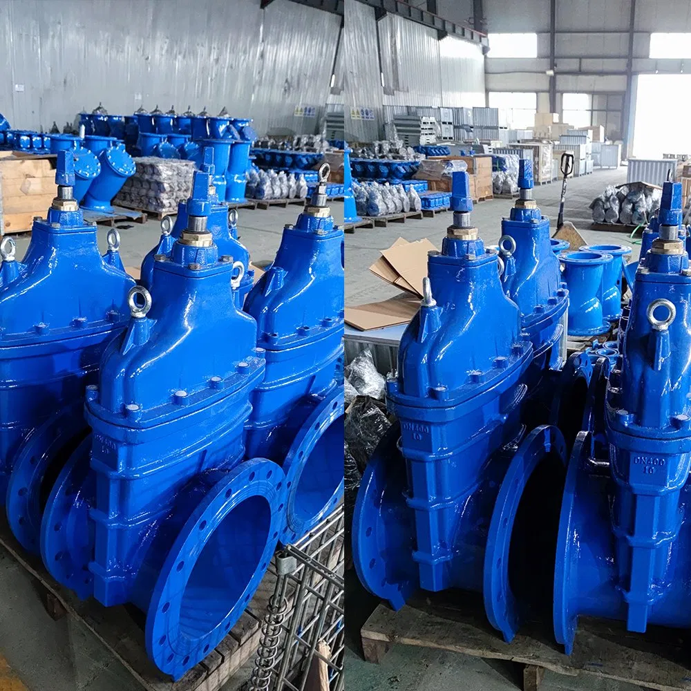 2" 4" Water Valve Resilient Seat Soft Seal Flange Water Control / Gate Valve with Manual/Electric Actuator