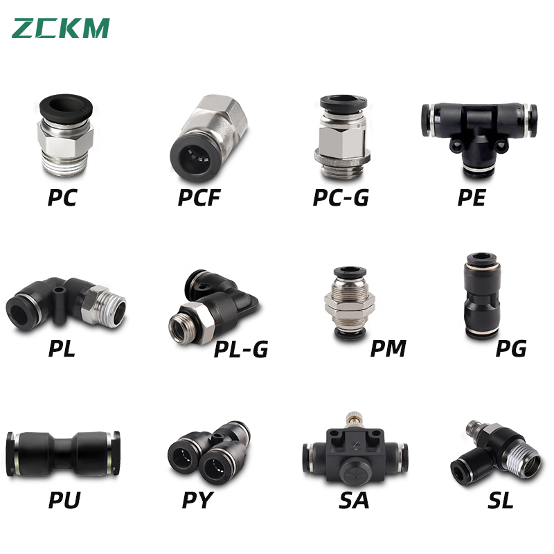 Air Hose Fitting Pneumatic Air Connectors Quick Connect Air Fittings Plastic Pneumatic Fittings Air Hose Connectors Quick Air Hose Fittings