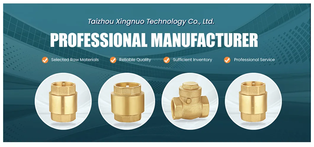 Brass Check Valve Banner