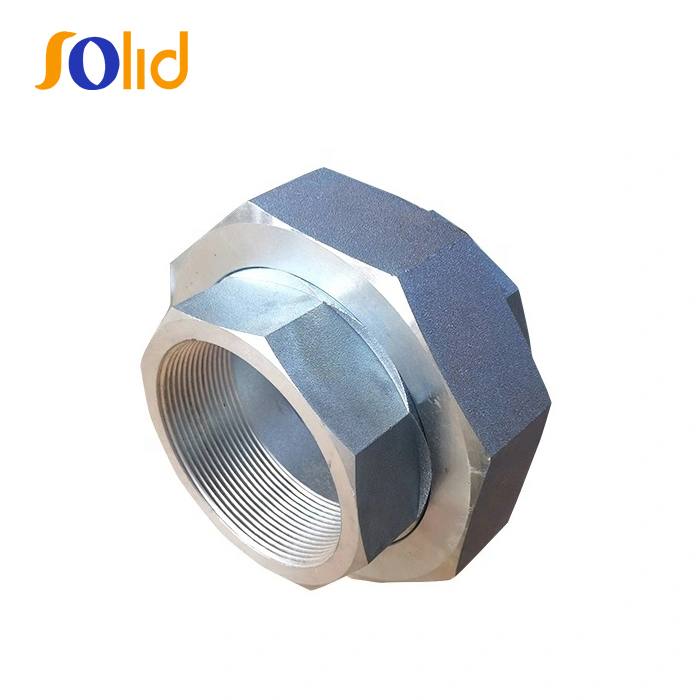 Forged Carbon Steel Socket Weld Threaded Pipe Fitting Union