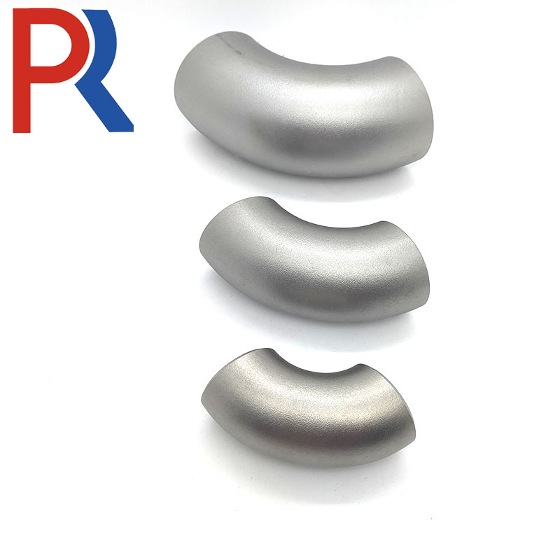 Factory Supply Sch 40 Steel Pipe Butt Weld Fitting Ss Long Radius 45 90 Degree Elbow