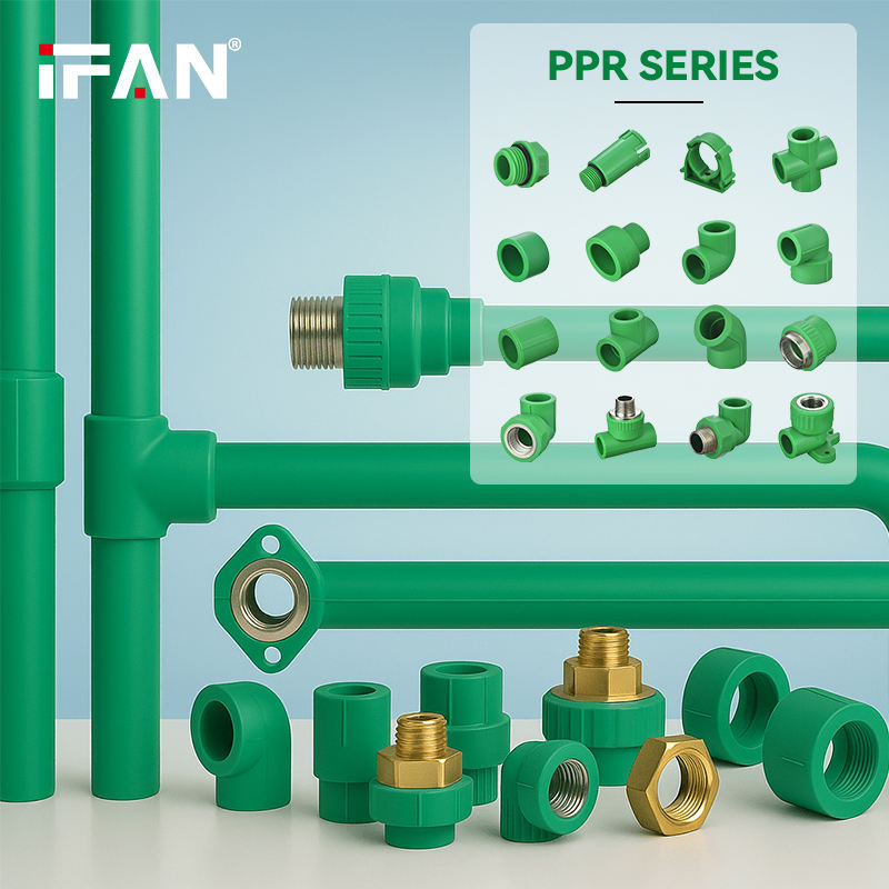 Ifan High Pressure PPR Pipe Fittings Plumbing Materials PPR Fittings PPR Water Pipe Fittings