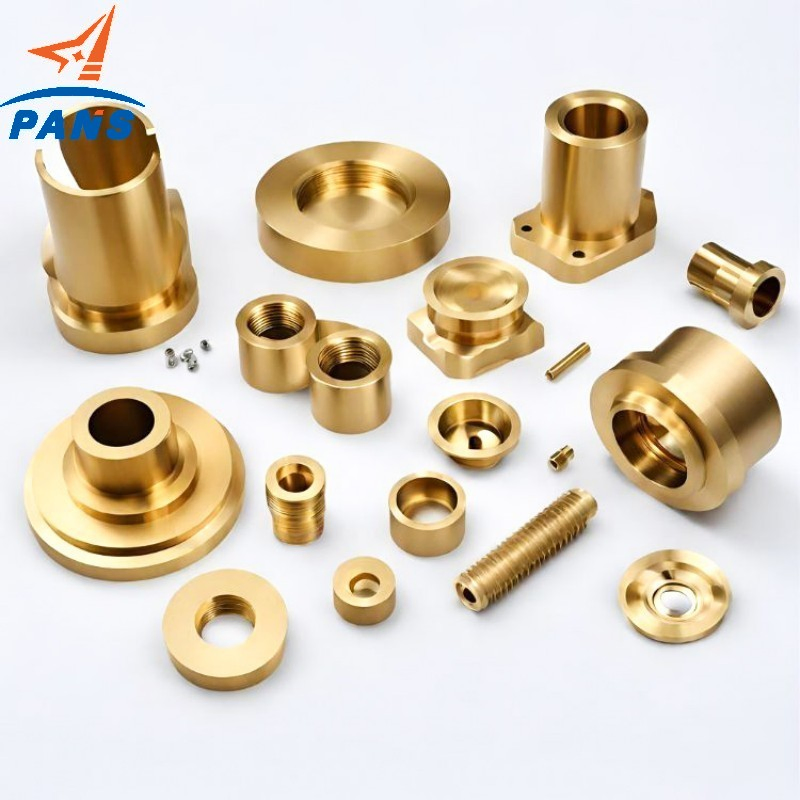 High Precision CNC Turning Brass Pipe Connector for Industrial Equipment