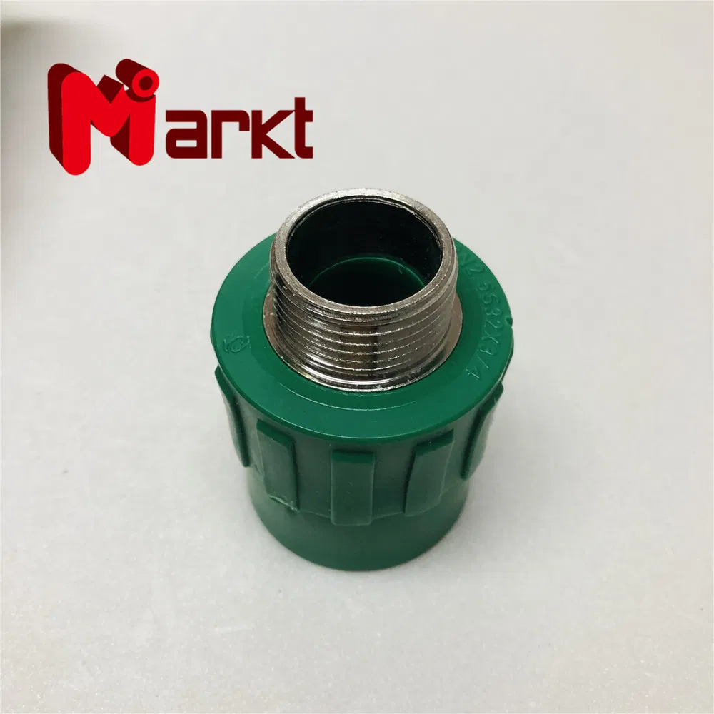 Pn16 PPR Water Pipe Weld Connection Fittings Male Thread Socket