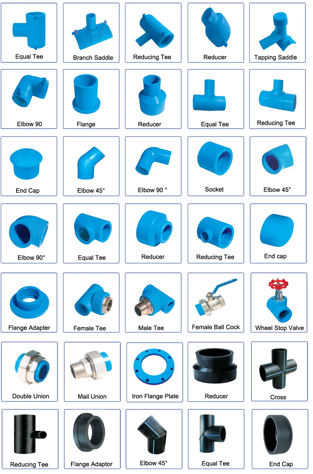 HDPE Pipe Connector Elbow