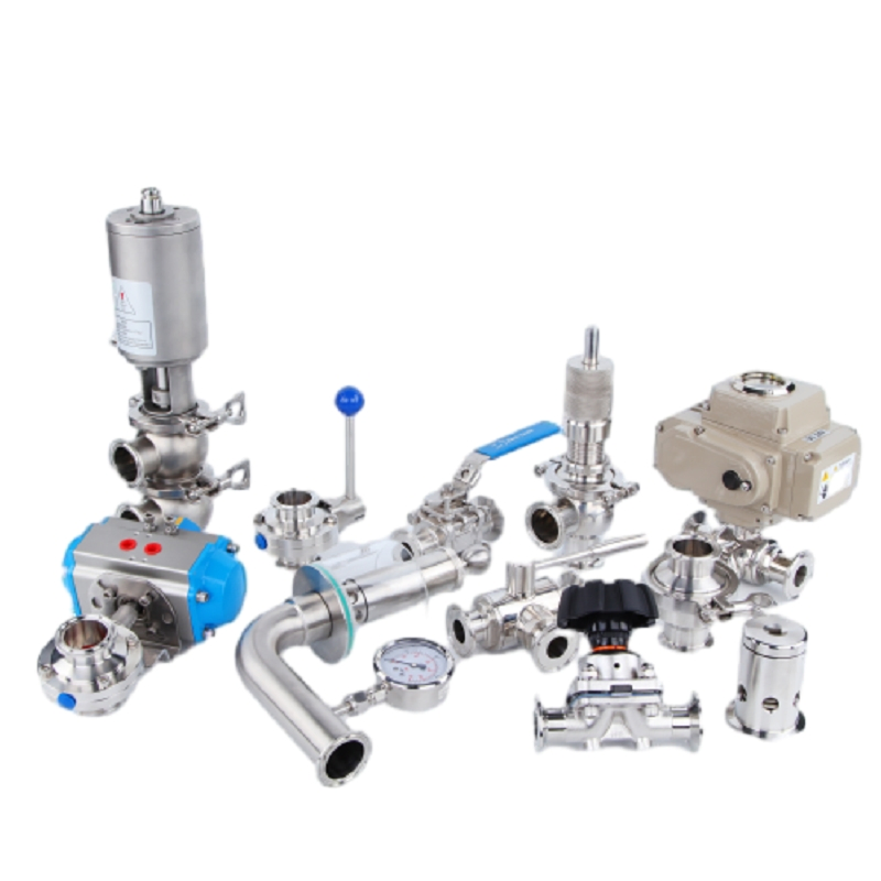 Sanitary Manual Pneumatic Electric Stainless Steel Sanitary Ball/Butterfly/Check/Diaphragm/Safety Relief/Sampling Valve