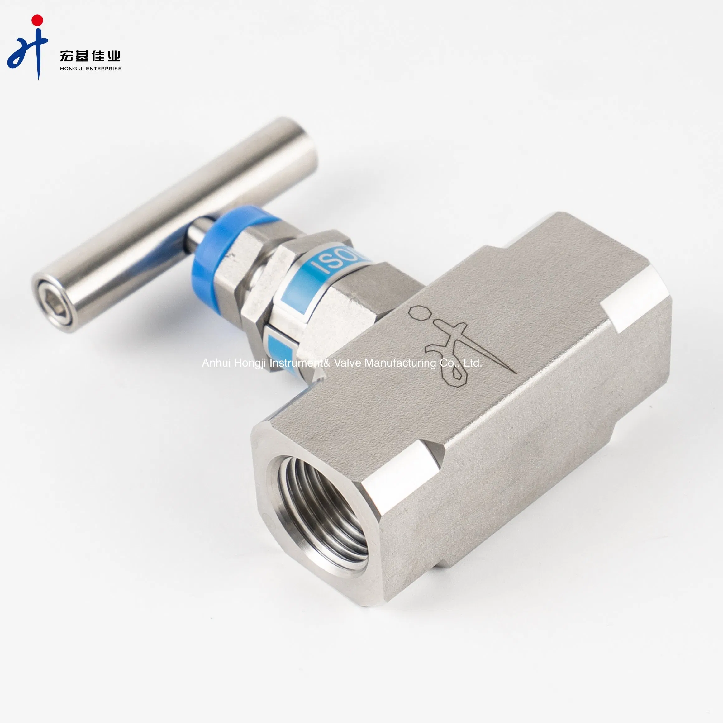 Stainless Steel Forged Needle Valve 1/2 NPT Female Thread 6000psi Instrument Needle Valve