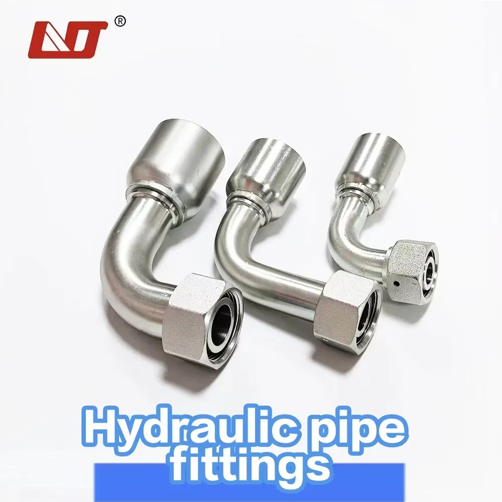 Jic Ferrule High Pressure Compression Pipe Fitting Tube Joint Coupling Quick Connectors Hydraulic Hose Fittings