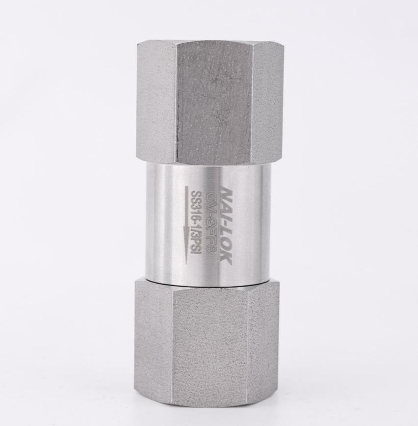 Non-Returen SS316 Check Valve 3000psi 1/4inch Female Cracking Pressure 1psi Check Valve
