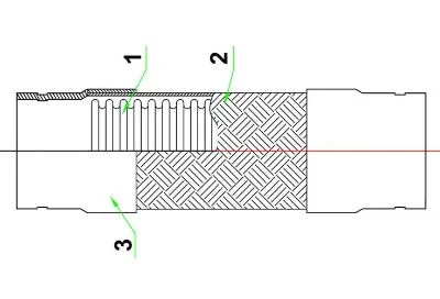 Welded Metal Braided Pipe Connector