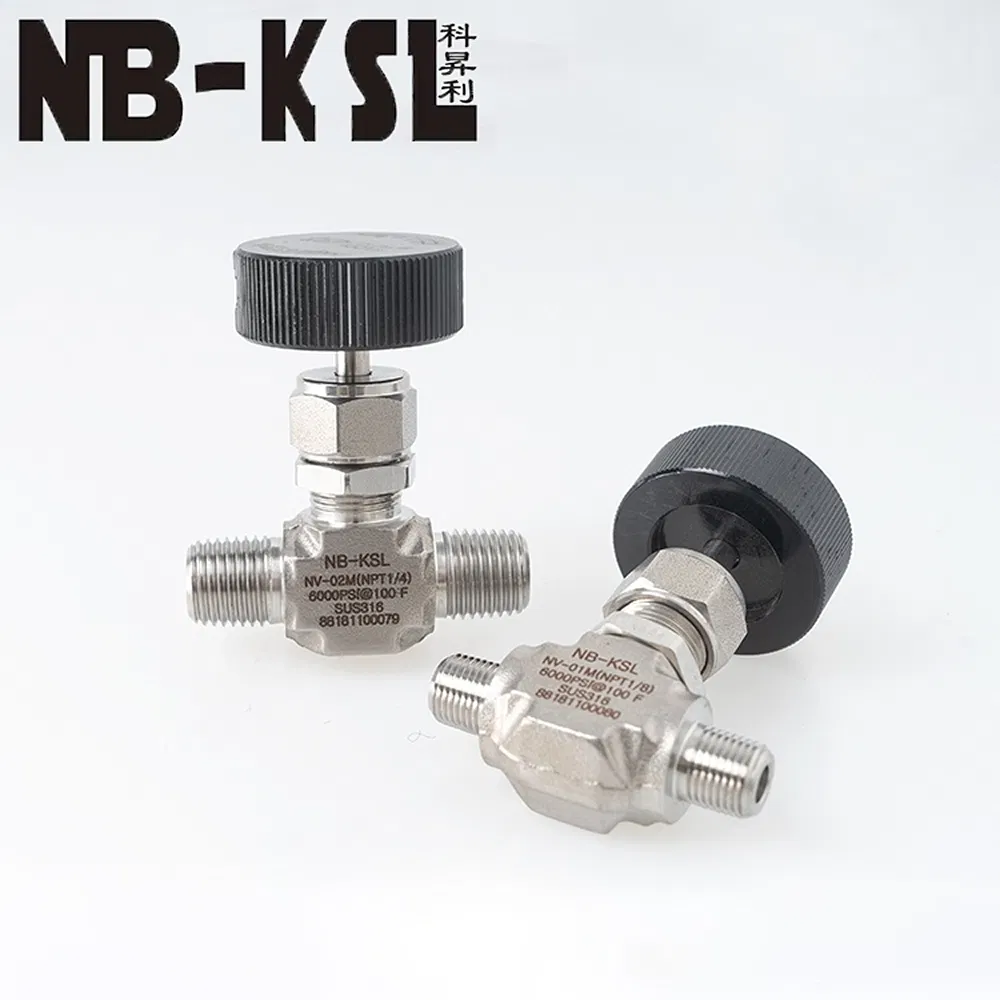Multi-Purpose High Pressure Male Thread Stainless Control Water Needle Valves