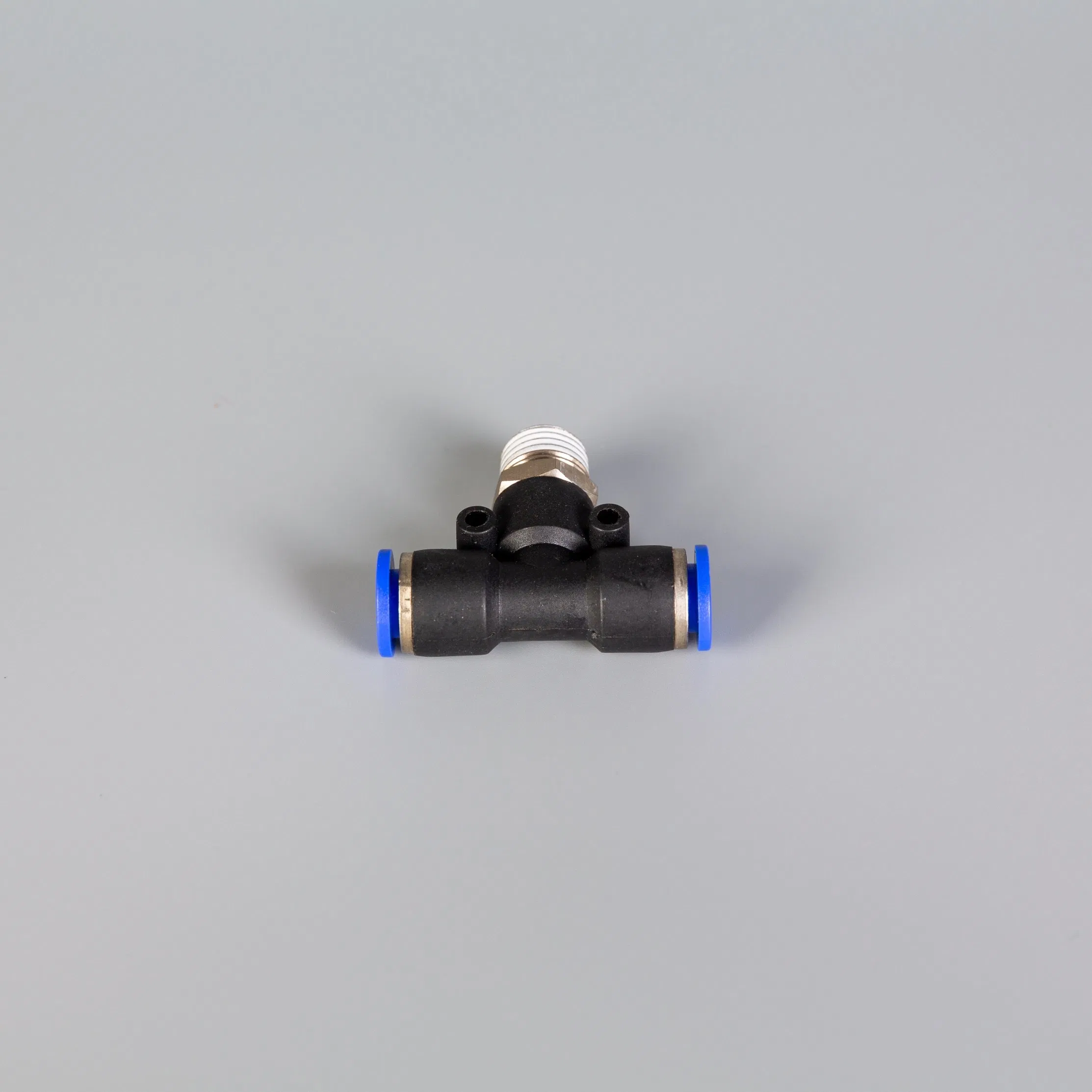 Tee Type Male Pneumatic Fitting 3-Way Connectors Hose Fitting for Pneumatic Tools