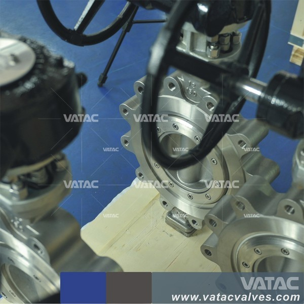 Bronze, Cast Stainless Steel or Iron Lug, Wafer &amp; Flange RF Industrial Butterfly Valve for Control with Pneumatic Actuator