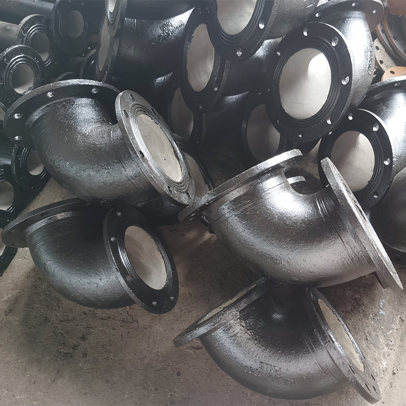 Ductile Iron Tee Elbow Flanged Pipe Fittings for Water or Sewerage Pipeline Projects Leak-Proof
