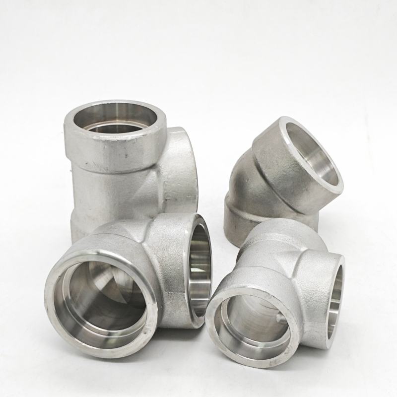 High Pressure Carbon Stainless Steel A105 Q235B 316L 304 Pipe Fittings Flange Tee