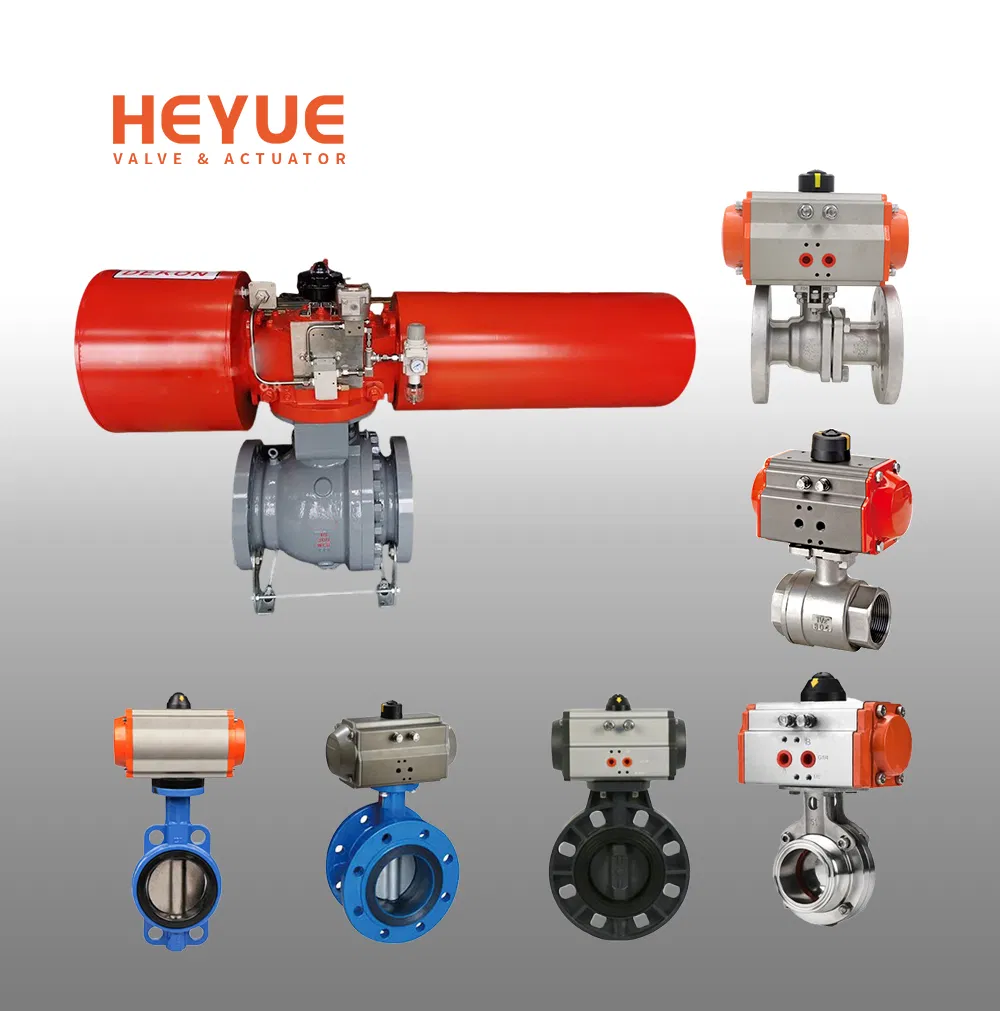 Stainless Steel CF8/CF8m Flange/Clamp/Thread/Weld End Industrial Ball/Butterfly/Gate/Check/ Globe /Diaphragm/Control Valve with Pneumatic/Electric Actuator