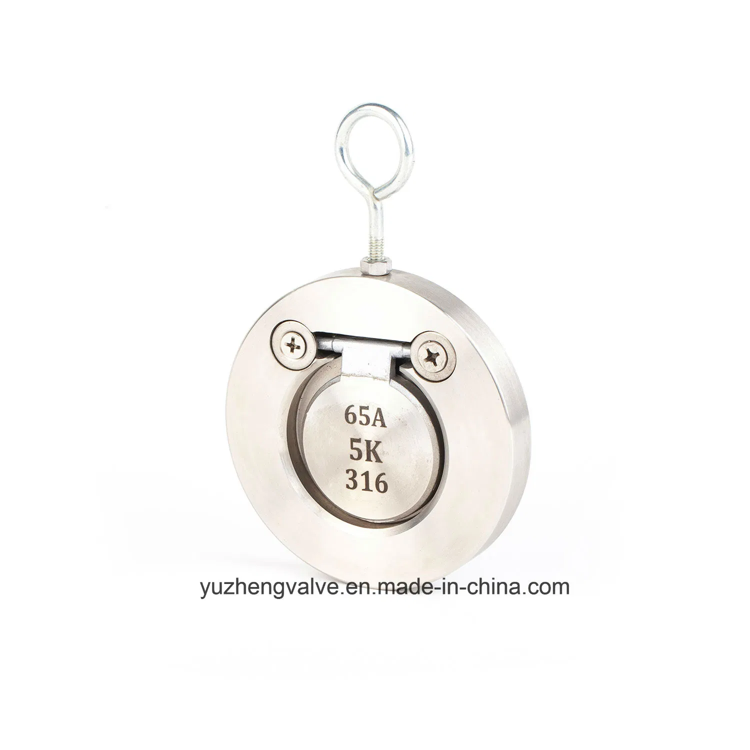 Stainless Steel 304/316/CF8/CF8m/Wcb/Ci Double Disc/Single Disc Pressure Relief/Non Return Wafer Check Valve