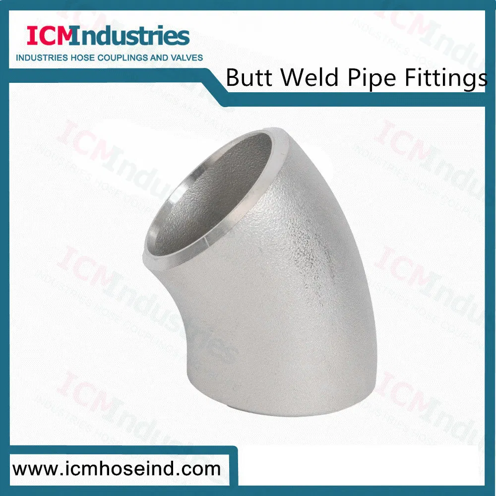 Butt Weld Ss 90 Deg Elbow Pipe Fittings