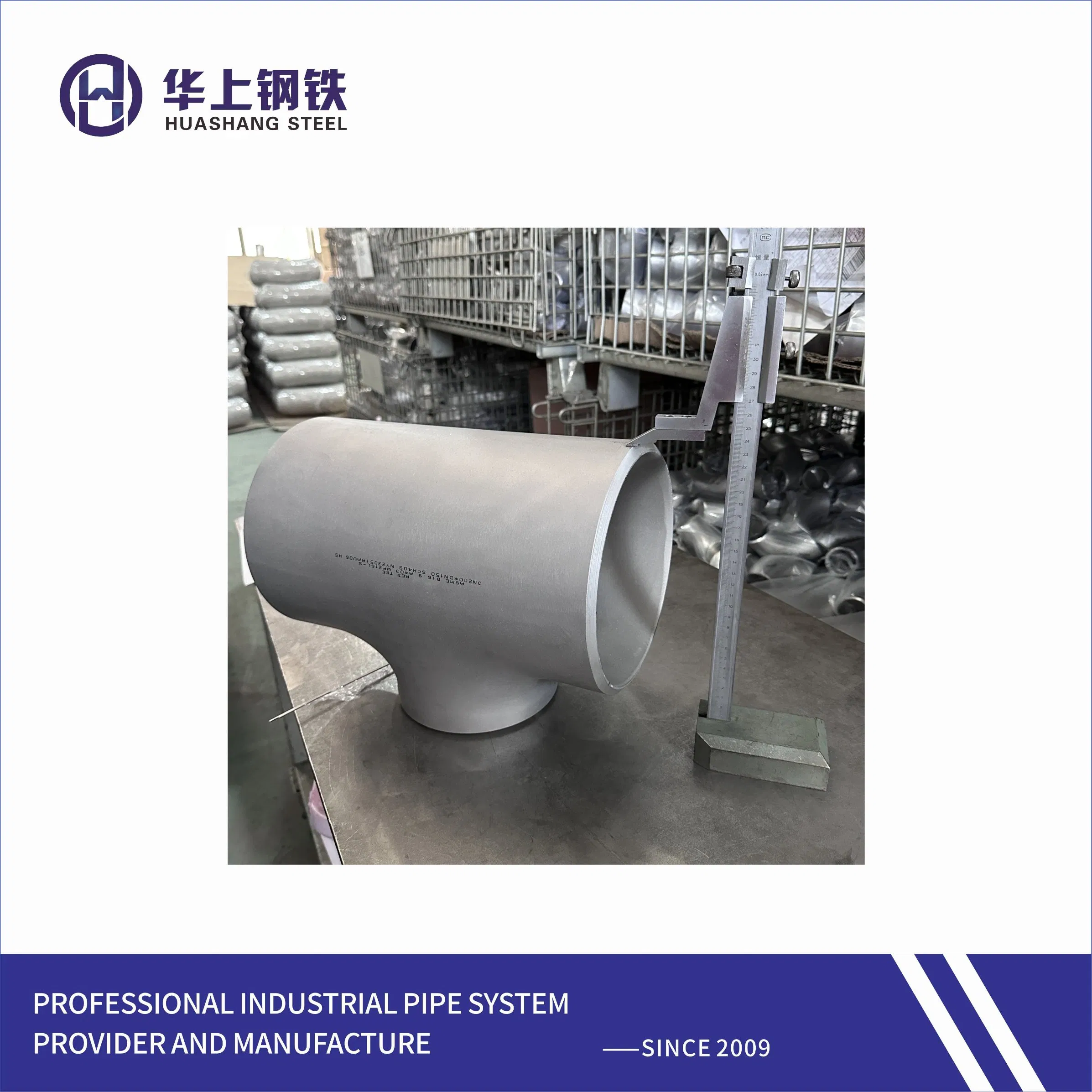 304 Butt Weld Seamless Welding Cap Reducer Bend Pipe Fitting Tee Elbow Stainless Steel Pipe Fittings