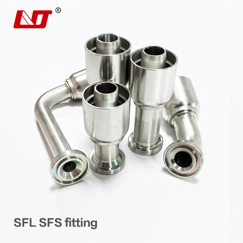 Industrial Hydraulic Hose Flange Connector for Pipe Adaptation
